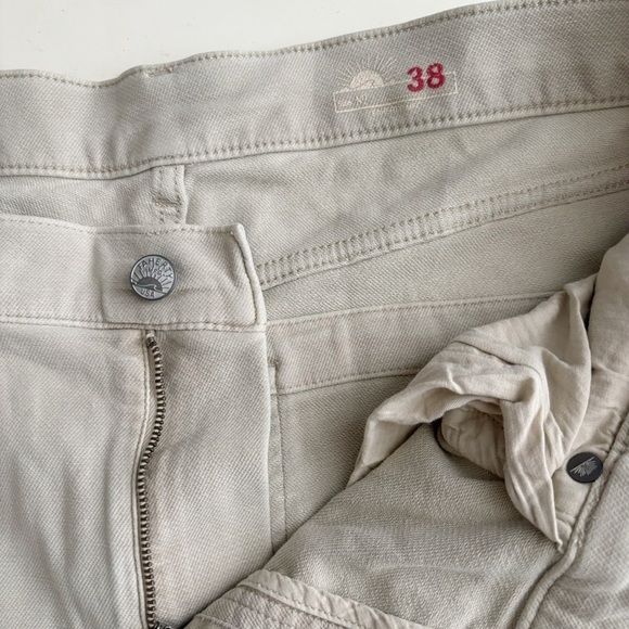 Faherty Stretch Terry 5-Pocket Pant Stone Men’s 38x30 Slim Straight NWOT - Picture 4 of 7